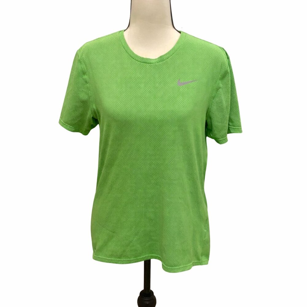 Nike Dri-FIT Green Short Sleeve Shirt Women’s Small Athletic Top